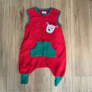 Reindeer Fleece Romper